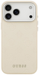 Панель Guess Peony Hot Stamp ScriptMagSafe для iPhone 17 Pro Beige - зображення 1