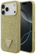 Панель Guess Rhinestone Triangle Logo для iPhone 17 Pro Max Gold - зображення 1