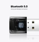 Bluetooth адаптер Ugreen USB Bluetooth V 5.0 Adapter (CM390) Black [58593] - зображення 3