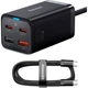 Сетевое зарядное устройство Baseus GaN3 Pro Desktop Fast Charger 2C+2U 65W + Cable USB-C to USB-C Black (CCGP040101) [80903] - изображение 1
