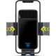 Автодержатель с беспроводной зарядкой Baseus Smart Solar Power Wireless Cycling Electric Holder Black (SUZG010001) [85330] - изображение 3