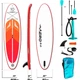 Надувная SUP доска AERO Board 2.0 (305х15х80см) 10' Red Orange [140350] - изображение 2