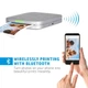 Портативный фотопринтер HP Sprocket 3x4 Silver (HPISP3X4W) [141276] - изображение 4