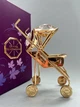 Фігурка з камінням Swarovski Коляска 7,5 см 1602439 - зображення 4
