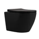 Унитаз подвесной Qtap Robin New Ultra Quiet с сиденьем с сиденьем Soft-Close MATT BLACK QT13332381АSMB - изображение 1