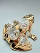 Фигурка с камнями Swarovski Лягушка 5х5,5х3 см 160866 - изображение 2