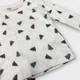 Піжама Primark бавовняна в рубчик комплект домашній кофта + штани новорічна / різдвяна з принтом ялинки дитяча 68 см (3-6 міс) біла - изображение 3