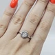 Кольцо серебряное с кубическим цирконием "Булгари" 18 2,3г - изображение 5