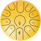 Глюкофон ручной язычковый барабан на 11 нот 16см Tongue Drum Yellow инструмент для медитации и йоги - изображение 3