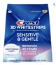 Отбеливающие полоски для чувствительных зубов Crest 3D Whitestrips Sensitive + LED Light Whitening Kit 14 пар - изображение 5
