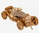 3D-пазл RoboTime- «Класичный авто» 1:16, 220 деталей деревянный механический конструктор - изображение 3