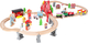 Kolejka drewniana - tor samochodowy KIK 70 elementów KX6488 (5903039705944) - obraz 1