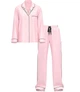 Піжама фланель Victoria's Secret Flannel Long Pajama Set (сорочка+штани) XS смужка - зображення 4