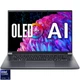 Ноутбук Acer Swift X 14 OLED SFX14- 72G- 5043 Intel® Core™ Ultra 5 125H до 4, 5 ГГц, 14, 5'', 2, 8K OLED 120 Гц, 16 ГБ LPDDR5X, 1 ТБ SSD, NVIDIA® GeForce RTX™ 4050, Windows 11 Home, сталевий сірий - зображення 1