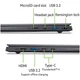 Ноутбук Acer Swift X 14 OLED SFX14- 73G- 53S2 Intel® Core™ Ultra 5 225H до 4, 9 ГГц, 14, 5, WQXGA, 2, 8K, OLED, 120 Гц, сенсорный экран, 16 ГБ LPDDR5X, 1 ТБ SSD, NVIDIA® GeForce RTX™ 5050 8 ГБ GDDR7, Windows 11 Home, Titanium Gray - изображение 13