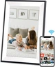 Цифрова фоторамка Frameo 10.1 дюймів 32Gb вбудованої пам'яті WiFi електронна рамка для фото додаток FRAMEO із сенсорним екраном 1280x800 HD IPS біла - зображення 14