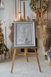 Икона серебряная Святое Семейство (4714/50 DM 8330 GY BP) 62x77 см - изображение 4