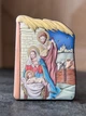 Серебряная икона Рождество Христово (С738 D759 OС) 10 х 14 см - изображение 2