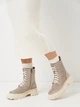 Жіночі зимові берці замшеві високі Ashoes 2905/1 37 24 см Св.Бежеві (ROZ6501005202) - зображення 2