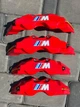 Накладки на гальмівні супорти BMW M стиль E39 E60 E46 E90 E92 F01 F10 F20 F32 F30 G01 G30 G20 Червоні - зображення 1