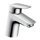 Змішувач для умивальника Hansgrohe Logis 70 з донним клапаном, хром (71070000) - изображение 3