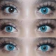 Синие контактные линзы Айс милк блу 2 шт. ELITE Lens - изображение 6