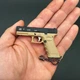 Брелок Glock 17 P18C Койот-Чорный для ключей,рюкзака Реалистично разборный, коллекционный Кабура в подарок - изображение 1