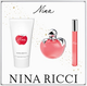 Zestaw damski Nina Ricci Nina Woda toaletowa 5 ml + Miniaturka Woda toaletowa Roll On 10 ml + Balsam do ciała 75 ml (3137370364771) - obraz 2