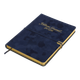 Щоденник датований Buromax Velour зі штучної шкіри А5 336 сторінок синій BM.2134-02 - изображение 2