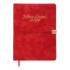 Щоденник датований Buromax Velour зі штучної шкіри А5 336 сторінок червоний BM.2134-05 - изображение 1