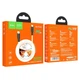 Дата кабель HOCO X21 Plus Silicone Type-C to Lightning (1m) (Чорний / Білий) (135905) - зображення 4
