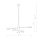 Люстра Nowodvorski 7941 ORBIT WHITE IV Plafon - изображение 2