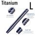 Титановый Пинцет для бровей Titanium Premium SOD-L 81mm. Косметические пинцеты для коррекции формы бровей - изображение 1