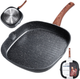 Сковорода-гриль Vilde Black & Wood гранітова 28x28 см (5904316475345) - зображення 14