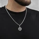 Серебряная подвеска оберег амулет "Компас" черненое серебро 925 (АРТ.89009ч) 3.60г - изображение 4