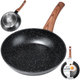 Сковорода Vilde Black & Wood гранітова 20 см (5904316475376) - зображення 9