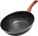 Сковорода-вок Vilde Black & Wood гранітова 28 см (5904316492069) - зображення 5