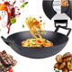 Patelnia wok Vilde Cast Line żeliwna 36 cm (5900670102330) - obraz 4