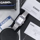 Женские классические часы Casio LTP-V007D-7E серебристые с белым циферблатом - изображение 5