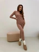 Жіночий теплий термокостюм (лонгслів + лосини) Uaclothes 46-48 Капучино (like35783-162041350) - изображение 2