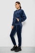 Спортивный костюм женский велюровый, цвет синий, XL, 244R9135 - изображение 3