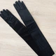 Довгі оксамитові рукавички Honey Fashion Accessories XS/S/М чорний (7-33) - изображение 9