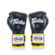 Рукавички боксерські з бинтами Fairtex Mexican BGV9 14 унцій, синьо-жовті - изображение 2