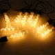 Уличная светодиодная гирлянда "Удлинненые лампы спираль" декоративное LED освещение для фасадов деревьев и праздничного оформления (IM9229) - изображение 4