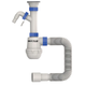Сифон для кухни Mixxus SK-01-B 1 1/2"x40 с литым выпуском и отводом для стиральной машины (MI8191) - изображение 1