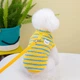 Флисовый свитер Derby Yellow Stripe 2XL для собак, кошек, щенков - изображение 2