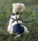 Зимняя куртка для собак V.PET.B.R. Luxury Dog Jacket C519 Black&Cream, S - изображение 8