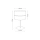 Настільна лампа TK LIGHTING 5124 Nicol - зображення 7