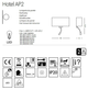 Бра Ideal Lux Hotel 215709 - изображение 2