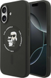 Etui Karl Lagerfeld Silicone Karl&Choupette Ring MagSafe do Apple iPhone 17 Black (3666339549534) - obraz 1
